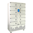 12Doors Smart Frozen Locker Freezer Cabinet For Restaurant Office Building 15.6''
