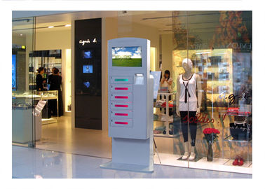 Đường sạc điện thoại di động OEM Quảng cáo video Kiosk thông minh tự động Thông tin tương tác