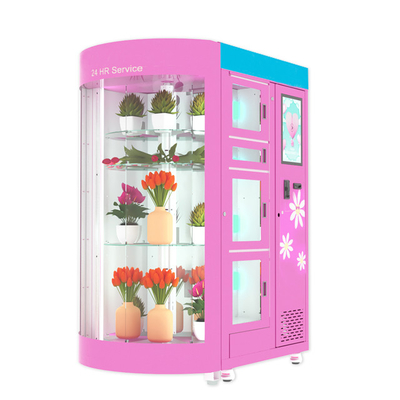 Máy bán hàng tự động tủ lạnh tự phục vụ có Wifi 19 inch