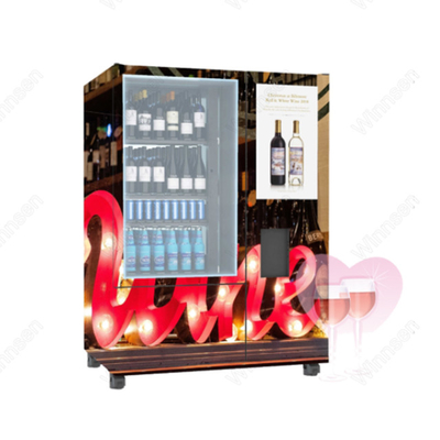 Máy bán rượu thông minh Rượu whisky Bia đỏ Thang máy cho Pháp 22 inch