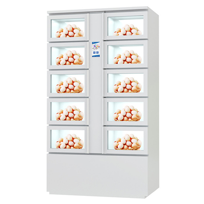 Tủ khóa máy bán trứng trong hệ thống làm mát tủ lạnh có thể được tùy chỉnh