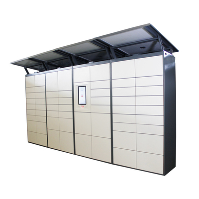 Tủ khóa bưu kiện được giao ngoài trời thông minh Hệ thống tủ khóa bưu kiện tự động có điều khiển từ xa
