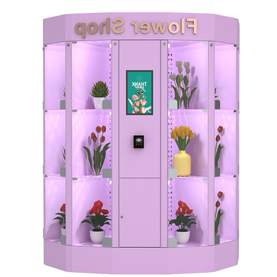 24 Hours Self-service Automatic Flower Vending Locker for Flower Shop