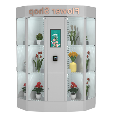 Tủ khóa bán hoa tự động thông minh Công suất lớn với nhiệt độ có thể điều chỉnh