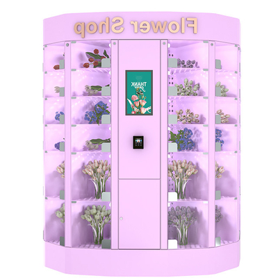 Máy bán hàng tự động hoa lạnh Tươi khô 18,5 inch