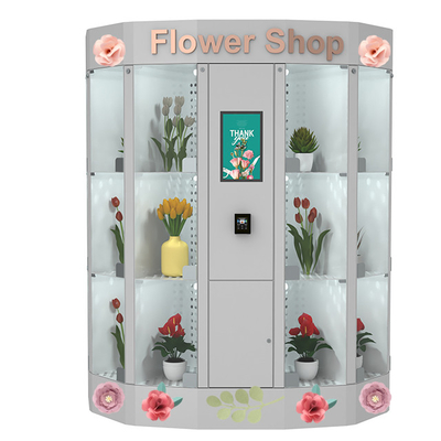 Máy bán hàng tự động thực vật tùy chỉnh / Máy bán hàng tự động băng hoa 18,5 inch
