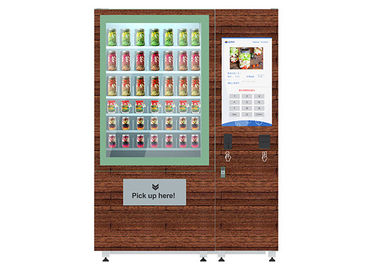 Hệ thống nâng vành đai Máy bán hàng tự động Tủ lạnh cho Salad / Trái cây / Bán rau