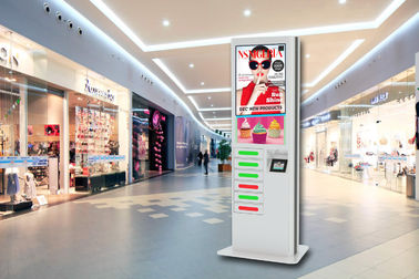 Quảng cáo thương mại Trạm sạc điện thoại di động Kiosk, màn hình LCD 42 inch Signage kỹ thuật số