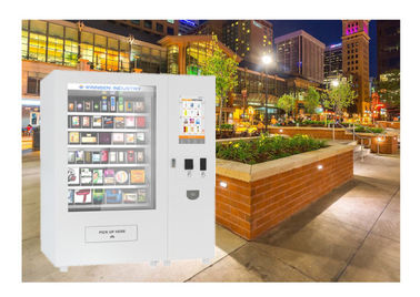 Snack thực phẩm cà phê nước uống tự động bán hàng tự động máy với quảng cáo màn hình cảm ứng