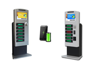Winnsen Đa ngôn ngữ Trạm sạc điện thoại di động Kiosks với 6 tủ khóa kỹ thuật số