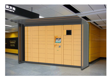Thiết kế phổ biến Trạm xe buýt sân bay Tủ khóa hành lý với chức năng sạc điện thoại