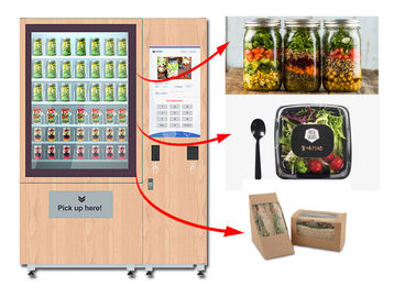 Winnsen Juice Salad Máy bán hàng tự động, thực phẩm lành mạnh bán hàng tự động Locker với hệ thống thang máy