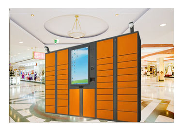 Công viên nước Hành lý Tủ lưu trữ Đồ nội thất bằng thép Belonging Với màn hình cảm ứng