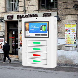 Thông minh tự phục vụ điện thoại di động trạm sạc Kiosk với bốn cửa