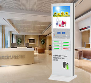 Android Free Charge Tầng Stand Điện thoại di động Sạc Lockers Box Machine Signage kỹ thuật số Kiosk