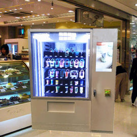 Máy bán nước Soda 24 giờ hoạt động bằng đồng xu cho đồ uống ăn nhẹ với màn hình quảng cáo