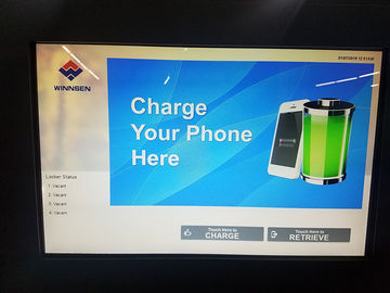 Chạm trạm sạc điện thoại di động với quảng cáo LCD Player cho nhà hàng