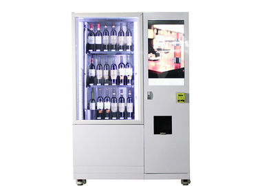 Tủ lạnh làm mát công suất lớn chai rượu vang bán hàng tự động máy với 22 inch màn hình cảm ứng