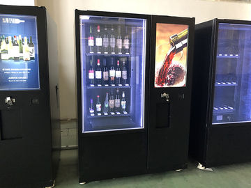Sảnh khách sạn Commerical Mini Mart chai rượu vang sủi bọt sâm panh Máy bán hàng tự động với kênh điều chỉnh sáng tạo