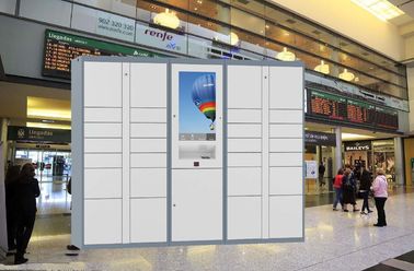 Thanh toán không dùng tiền mặt Lưu trữ hành lý cho thuê Locker Màn hình cảm ứng Tùy chỉnh Kích thước cửa