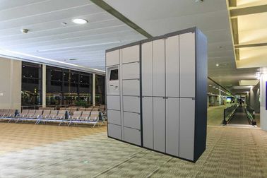 Trạm xe lửa Siêu thị Tủ khóa hành lý Tủ lưu trữ hội trường với Hệ thống khóa thông minh Chức năng điều khiển từ xa