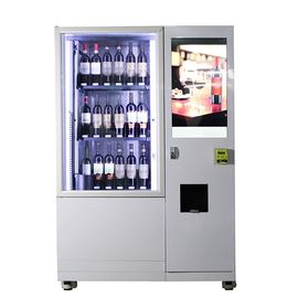 Tự động Tự phục vụ Rượu vang sủi bọt màn hình lớn Có thể đóng chai rượu sâm banh Máy bán hàng tự động cho Thiết bị An ninh