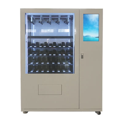 Màn hình cảm ứng lớn chai rượu vang bán hàng tự động máy với nền tảng từ xa và chấp nhận hóa đơn tiền xu