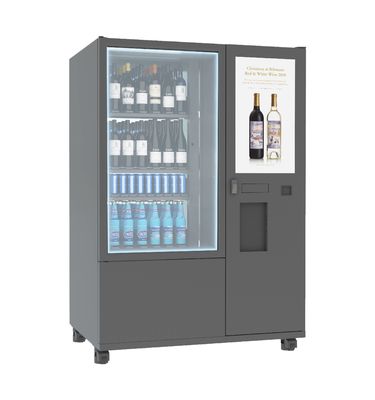Máy bán rượu tự động thanh toán Qr đóng chai lạnh