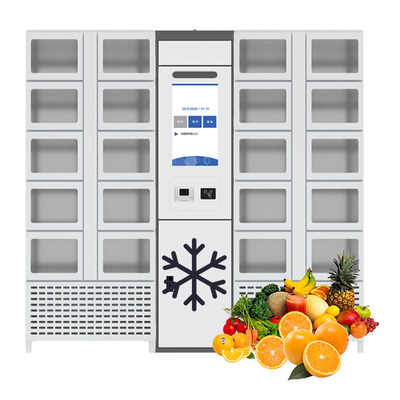 Máy bán hàng tự động phong cách tủ khóa làm lạnh ODM cho Pháp