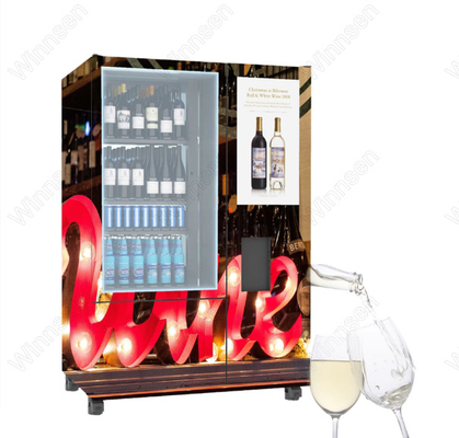 Máy bán hàng tự động điều khiển từ xa Rượu thanh toán bằng mã QR