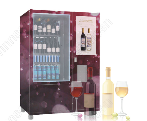 Màn hình cảm ứng tương tác 22 inch Máy bán hàng tự động điện tử cho đồ uống rượu sâm banh
