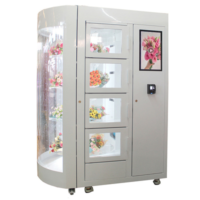 Máy bán hoa quảng cáo LCD Hoa hồng tươi với bộ điều khiển nhiệt độ