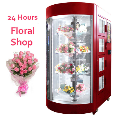 Máy bán hàng tự động giao hoa tươi đã bảo quản Hoa hồng cẩm chướng hoa nhài