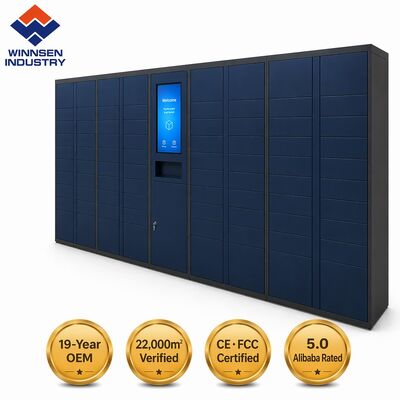 Chất lượng  Biometric Secure Smart Parcel Locker with Cloud Remote Management and Customizable Compartments nhà máy