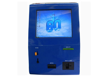 Kiosk thanh toán tự động với màn hình cảm ứng, thiết bị đầu cuối máy tính tiền mặt / thẻ được chấp nhận