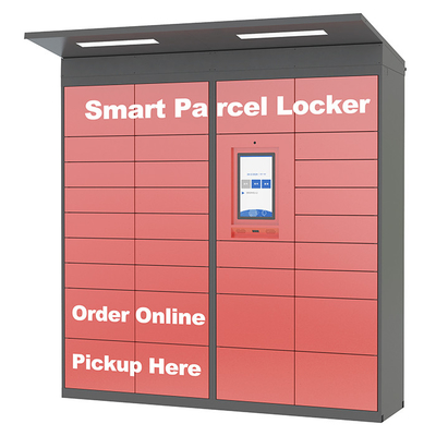 Tủ gửi bưu kiện tự phục vụ bên ngoài với App Smart Kiosk