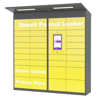 Tủ gửi bưu kiện tự phục vụ bên ngoài với App Smart Kiosk