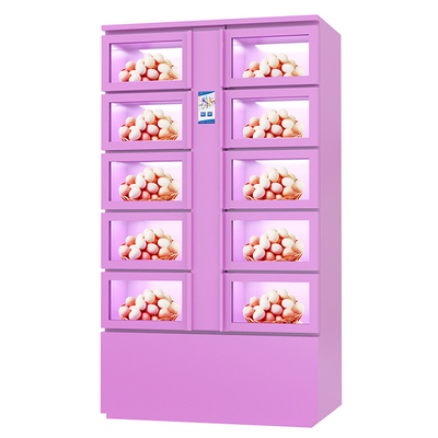 Tủ khóa máy bán trứng trong hệ thống làm mát tủ lạnh có thể được tùy chỉnh