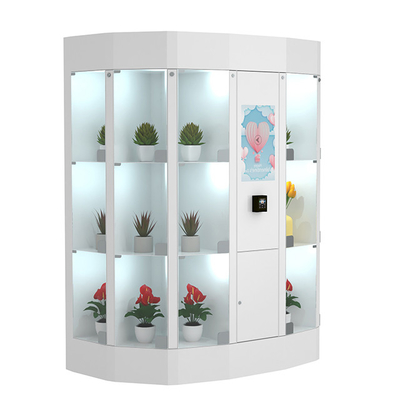 Tủ khóa bán hoa màn hình cảm ứng 22 inch với hệ thống làm mát tủ lạnh
