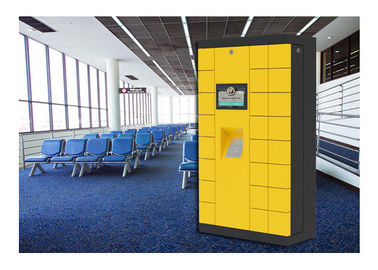 Trạm xe buýt sân bay Tủ hành lý Lưu trữ Tủ khóa công cộng với đồng tiền hoạt động