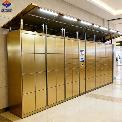 Chất lượng Tủ khóa bưu kiện thông minh ngoài trời cấp công nghiệp Winnsen, Hệ thống Android, Tự phục vụ 24/7, Tích hợp API nhà máy