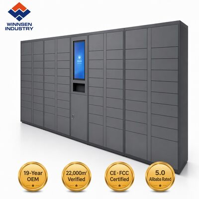 Chất lượng Tủ khóa bưu kiện thông minh chịu tải nặng với hệ điều hành Android và quản lý từ xa dựa trên đám mây dành cho công nhân nhà máy nhà máy