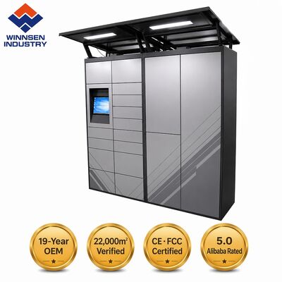 Chất lượng Tủ khóa giao hàng thuốc thông minh Winnsen theo đơn, kiểm soát nhiệt độ, mã QR cho chuỗi nhà thuốc nhà máy