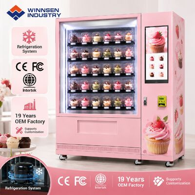 Chất lượng Cake and Bread Vending Machine Refrigerated Bakery Vending Machine with Smart Elevator nhà máy
