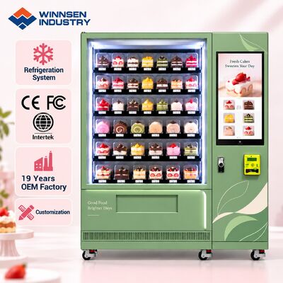 Chất lượng Winnsen Refrigerated Bakery Cake Vending Machine CE FCC Certified OEM ODM Custom Logo Design nhà máy