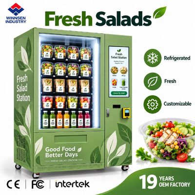 Chất lượng Máy bán salad Winnsen với khoang đồ dùng tùy chọn nhà máy