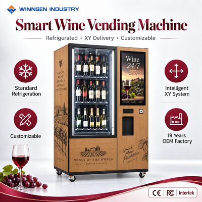 Chất lượng Winnsen Self Service Wine Vending Machine for Airports Hotels Shopping Malls Chilled Retail nhà máy