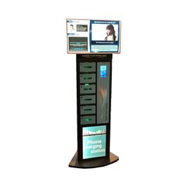 Sạc nhanh điện thoại di động trạm sạc cho sân bay, RFID hoạt động cửa kính Locker