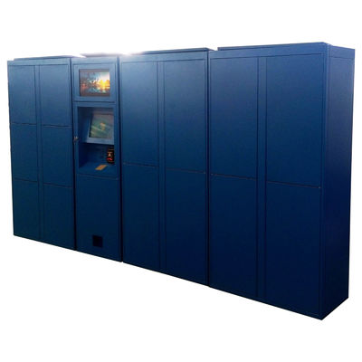 Tủ khóa hành lý lưu trữ Metal School với Khóa thông minh Quyền truy cập các thiết bị thanh toán khác nhau