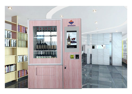 OEM / ODM đai băng tải uống bia rượu bán hàng tự động máy với hệ thống thang máy